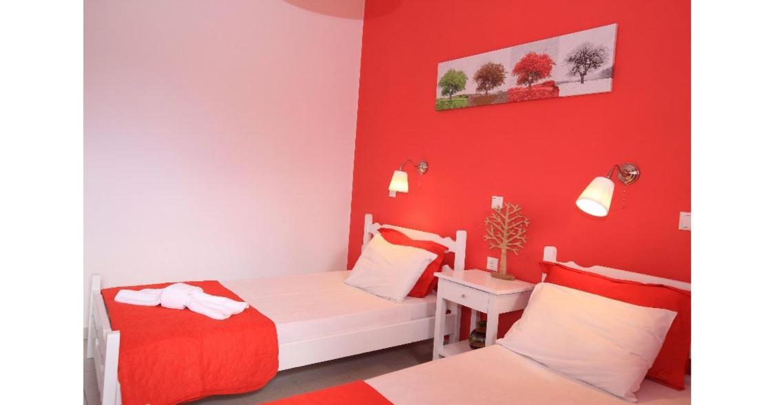 Athina Apartments 斯陶帕 外观 照片